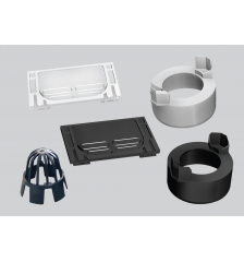 Sada (2 čelá, odtok, sitko)  čierna